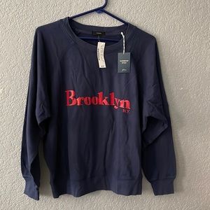 J. Crew Brooklyn sweatshirt, navy, Size S, NWT
